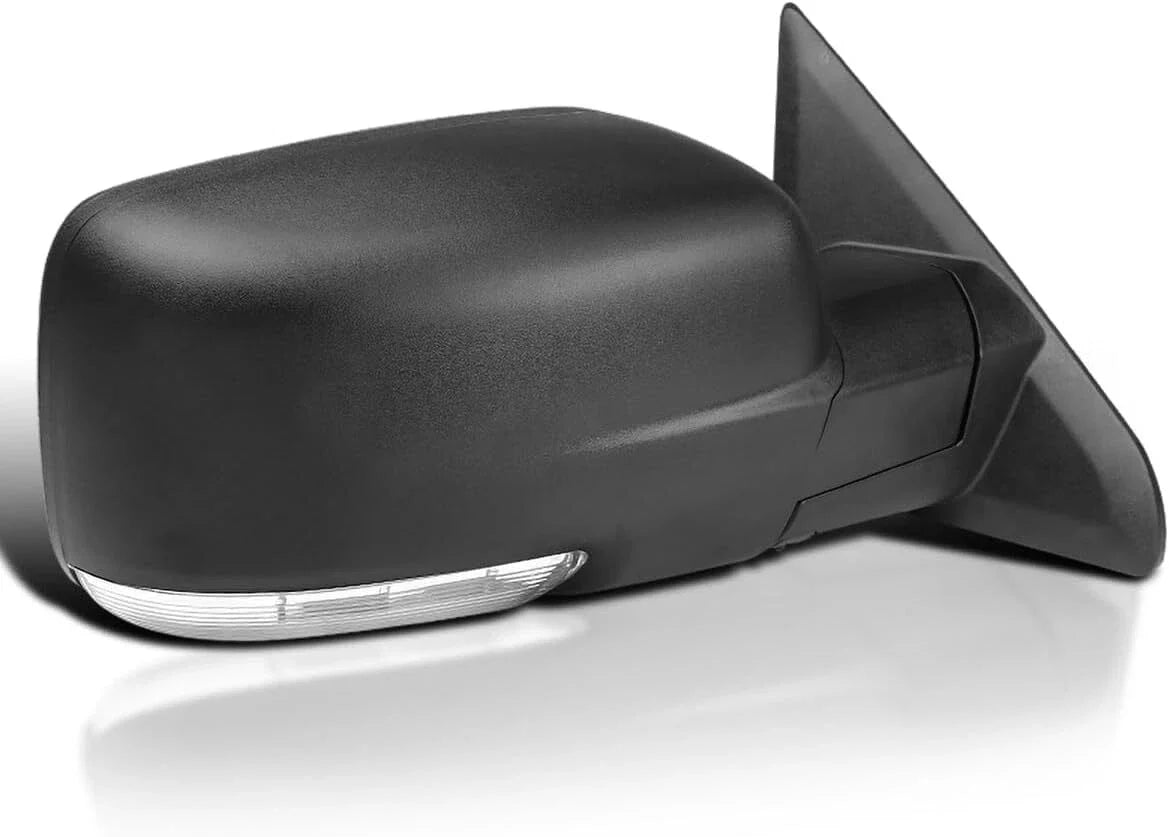 Right Side Mirror Cover for Ram 1500 (2013–2019) - Power Folding, Black, Signal
