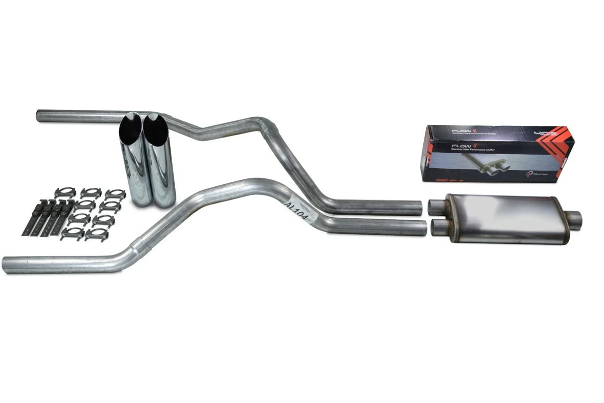 2.5" Dual Exhaust Muffler for Chevy GMC 1500 Truck (1988–1995)