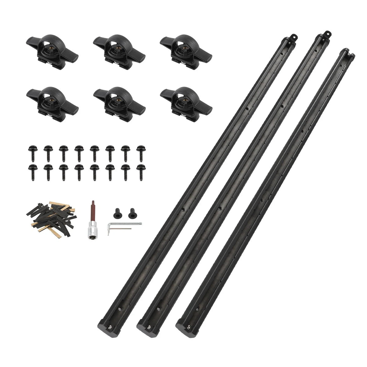 Trail Rail System Tie Down Rails for Jeep Gladiator JT (2020–2023) 82215956