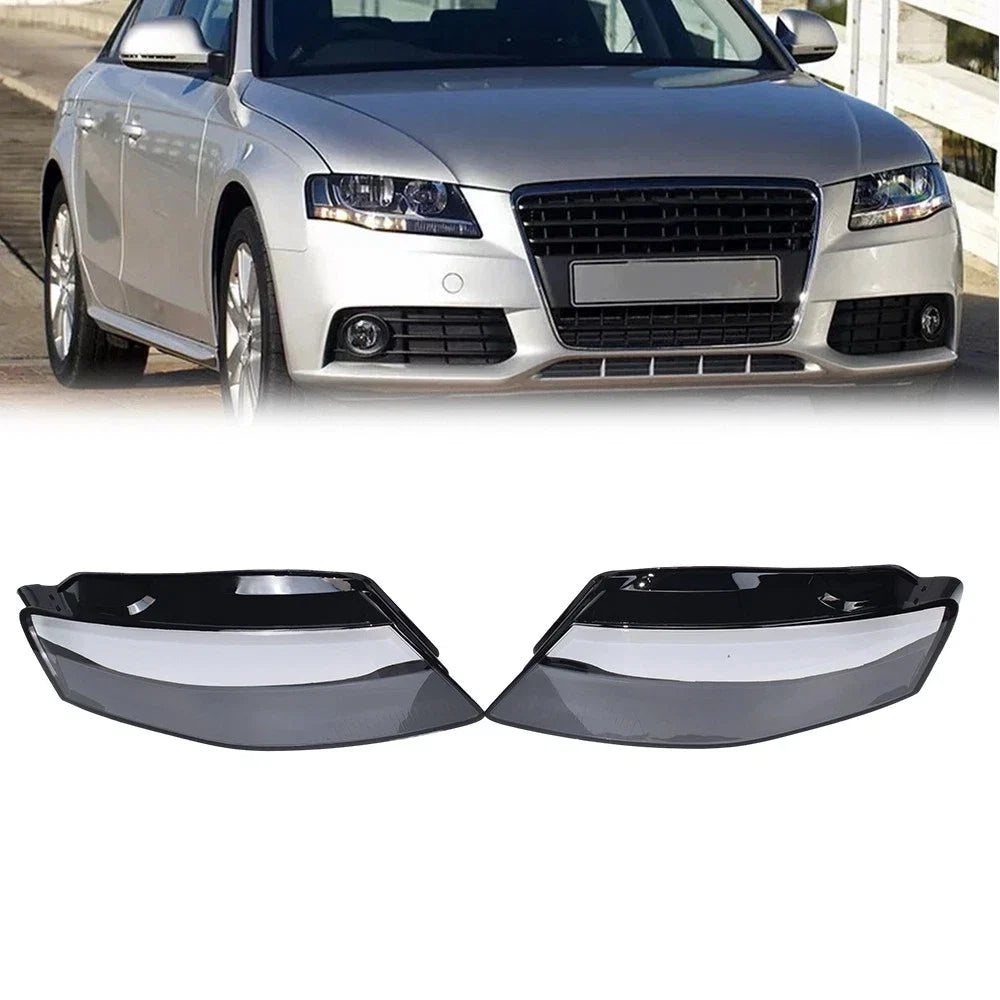 2X Headlamp Cover for Audi A4 (2009–2012) - Headlight Lens Cover