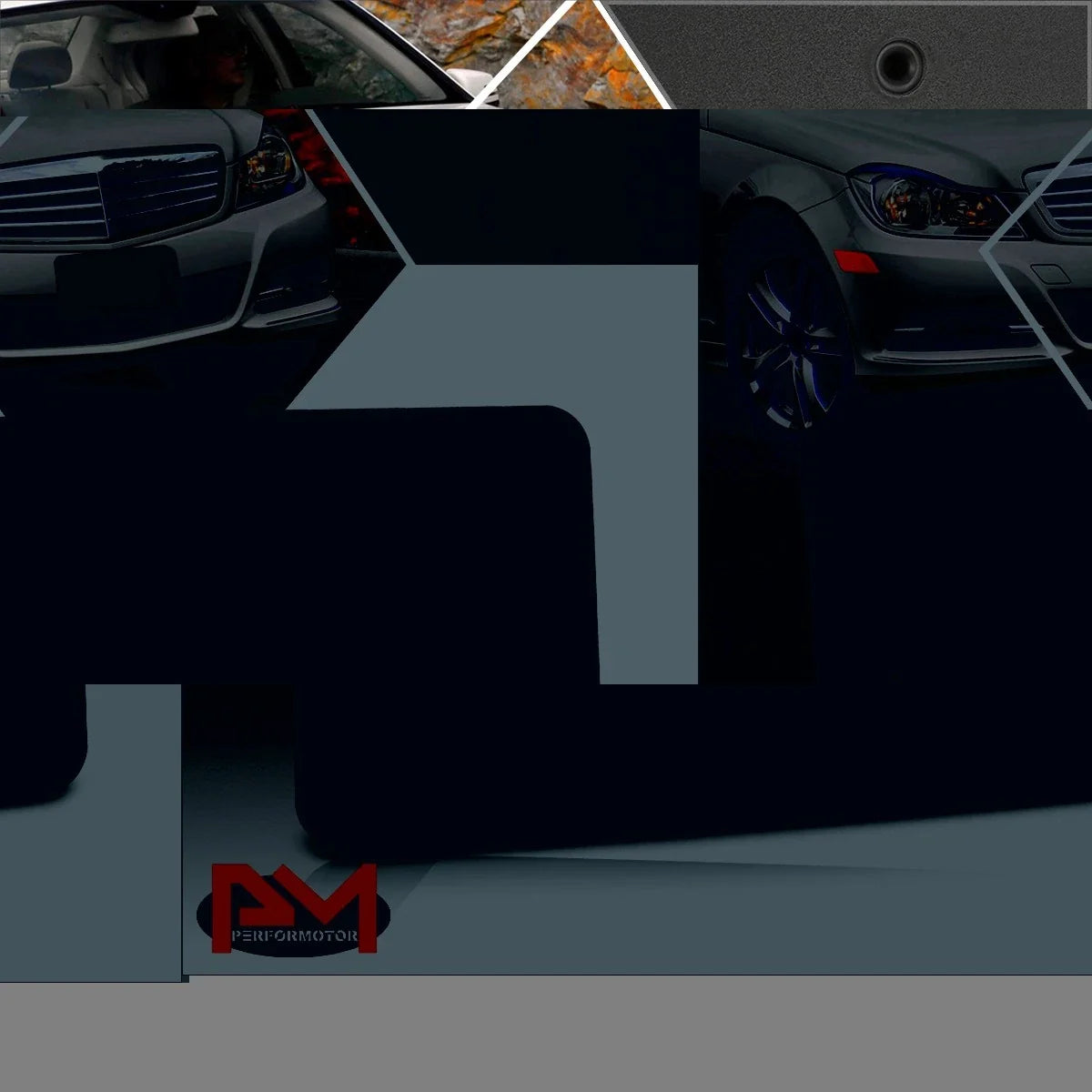 Front License Plate Tag Mounting Bracket for Mercedes-Benz C250/C300/C350 (2012–2015)