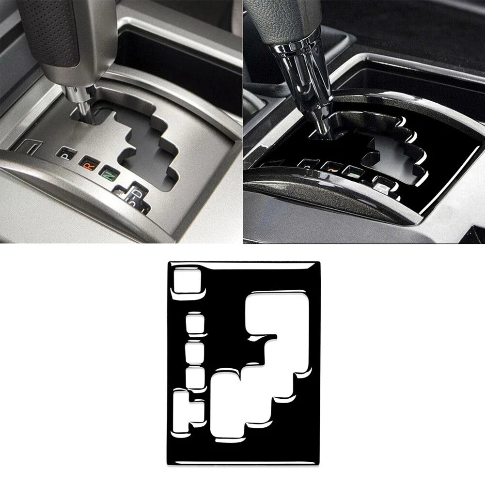 Piano Black Gear Shift Panel Cover for Toyota 4Runner (2010–2020)