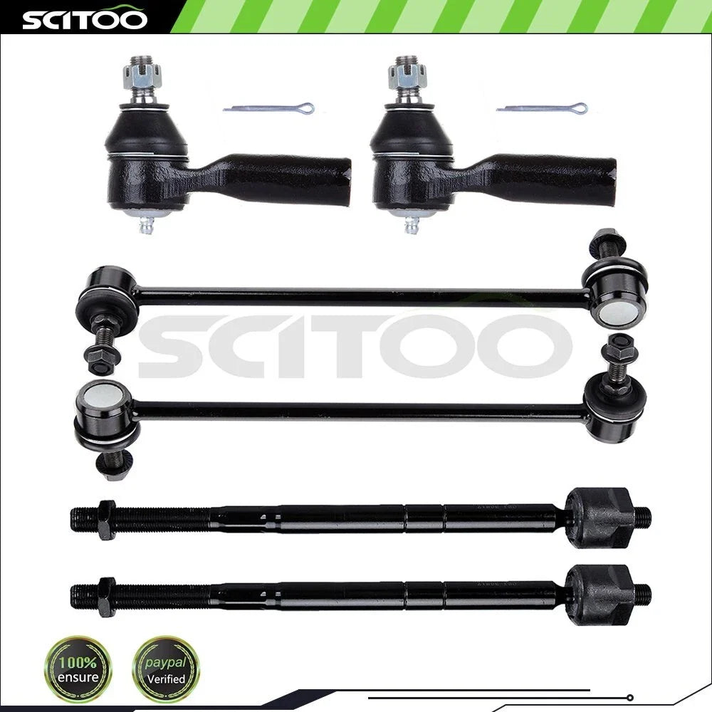 Front Tie Rod End & Sway Bar End Link for Ford Escape Mercury Mariner (2008–2009)