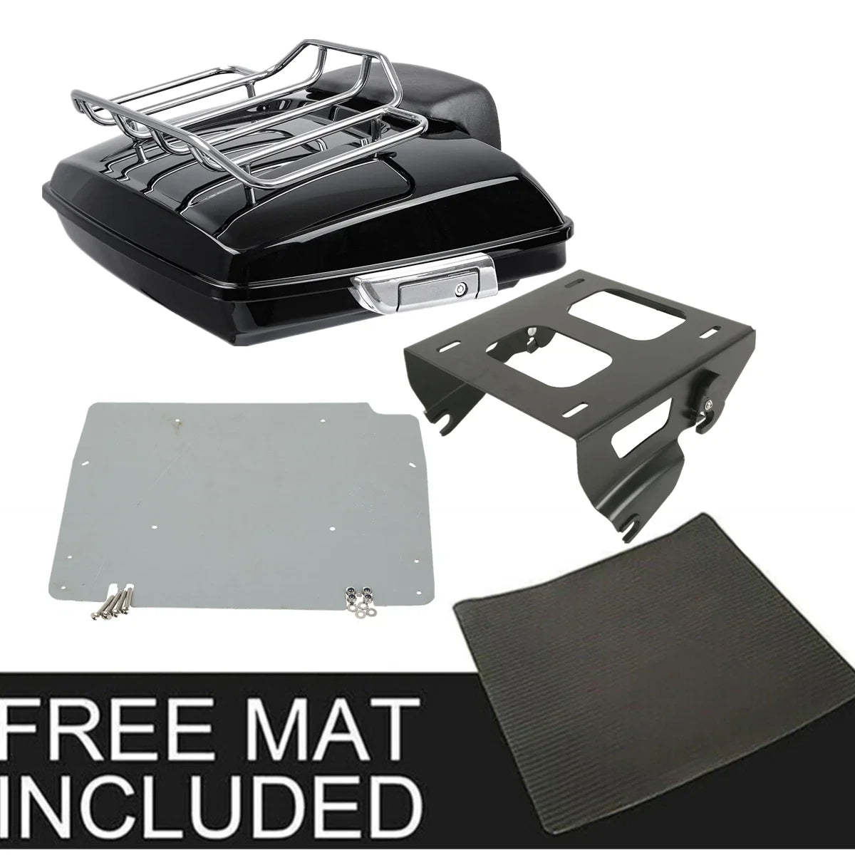 Razor Trunk Solo Mount Plate for Harley Touring Road Glide (2014–2026)