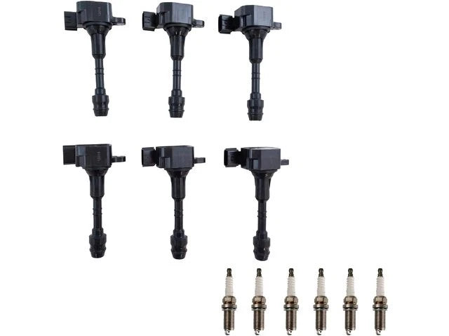 Ignition Coil Set with Spark Plugs for Nissan Maxima (2002–2008) 72224DJQF