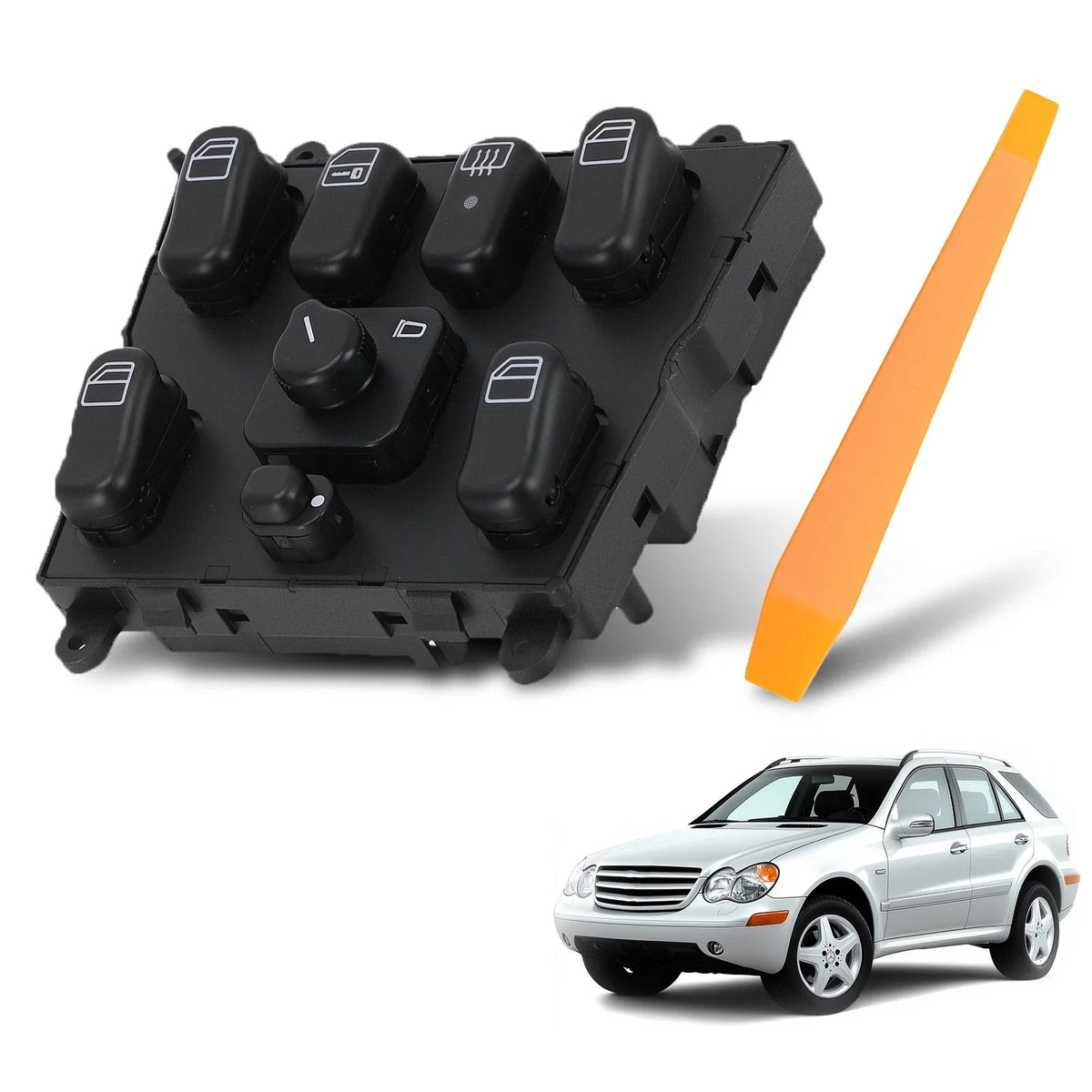 Power Window Switch for Mercedes-Benz ML320 ML430 ML500 (1998–2003) 901-573