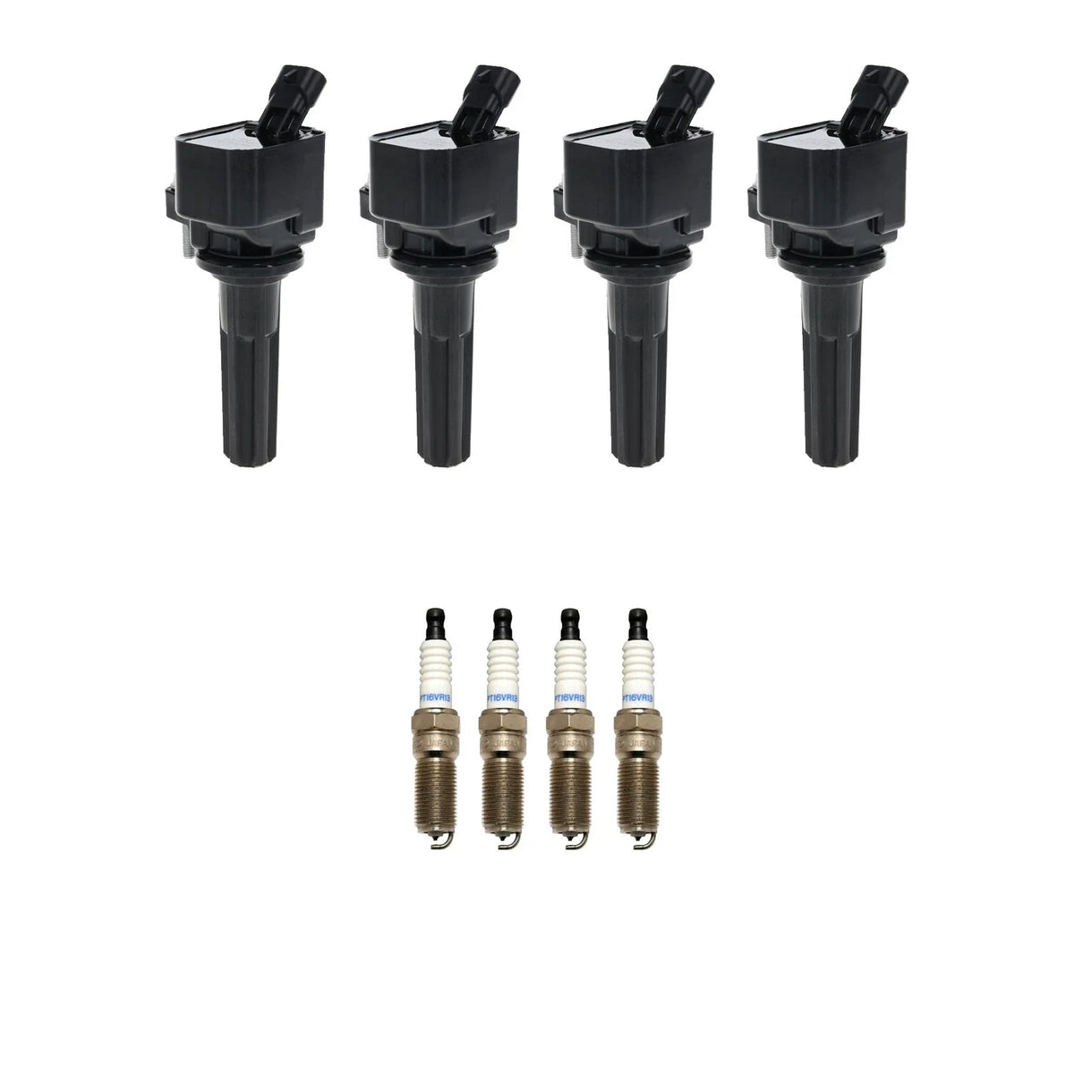 Set of 4 Ignition Coils & Spark Plugs for GMC Canyon Colorado (2004–2012)