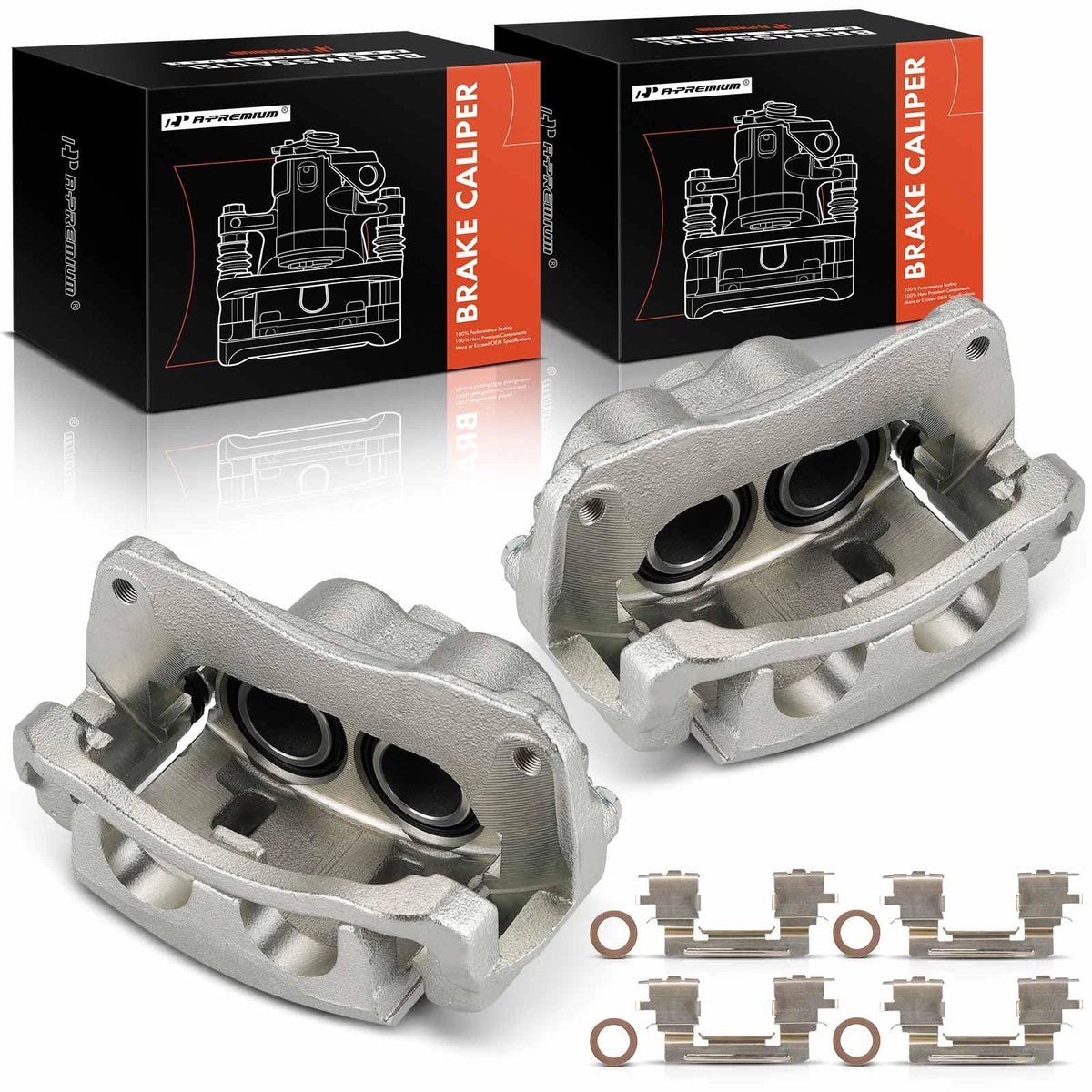 2X Front Brake Calipers with Bracket for Lexus ES300 ES330 (2002–2003) 4772133160, 4773033200, 4773033220