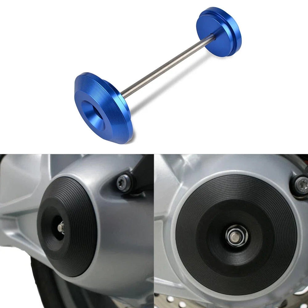 Aluminum Rear Wheel Axle Slider Crash Pad Protector for BMW R1250GS R1250RT (2019–2023)