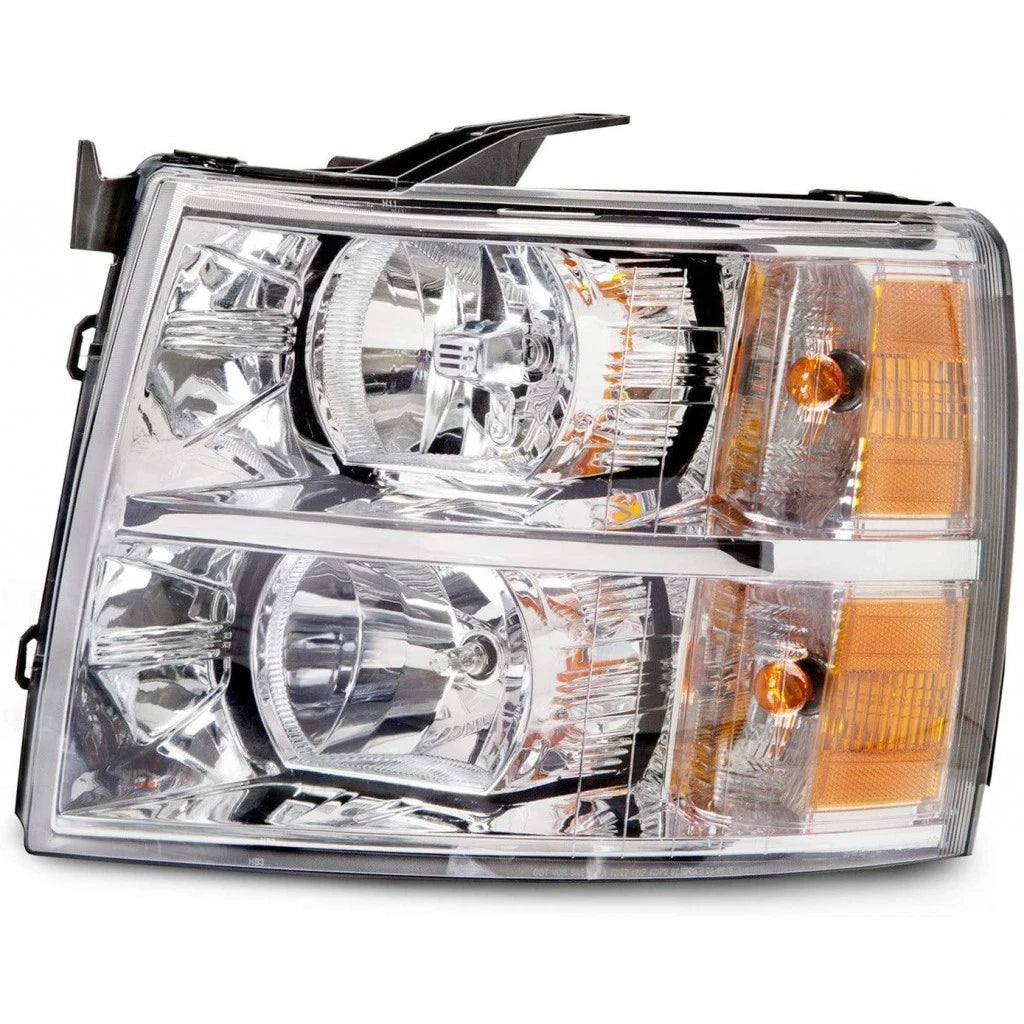 Driver Side Headlight for Chevy Silverado 2500/3500 HD (2007–2014) MLX-SHE902-151QL-CL360A52, GM2502280