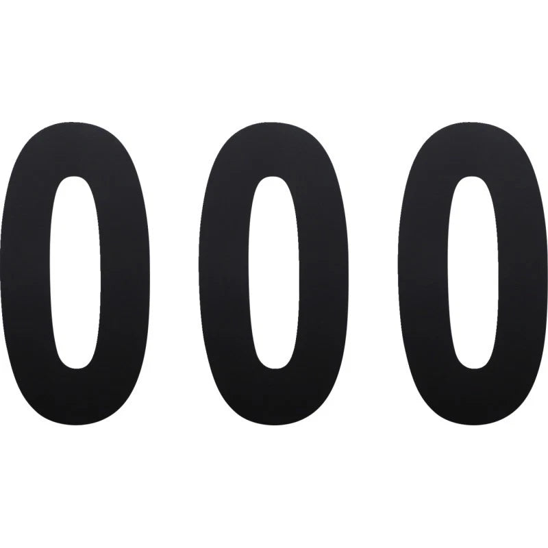 Standard Numbers for Factory Effex (Black) - 02-4450