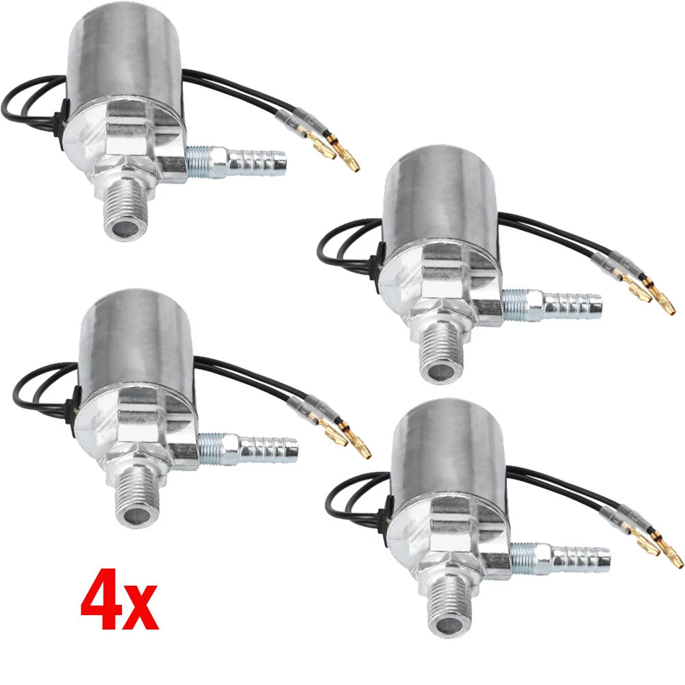 4Pcs Solenoid Valve for Train Horn Air Tank Compressor 12V 200PSI
