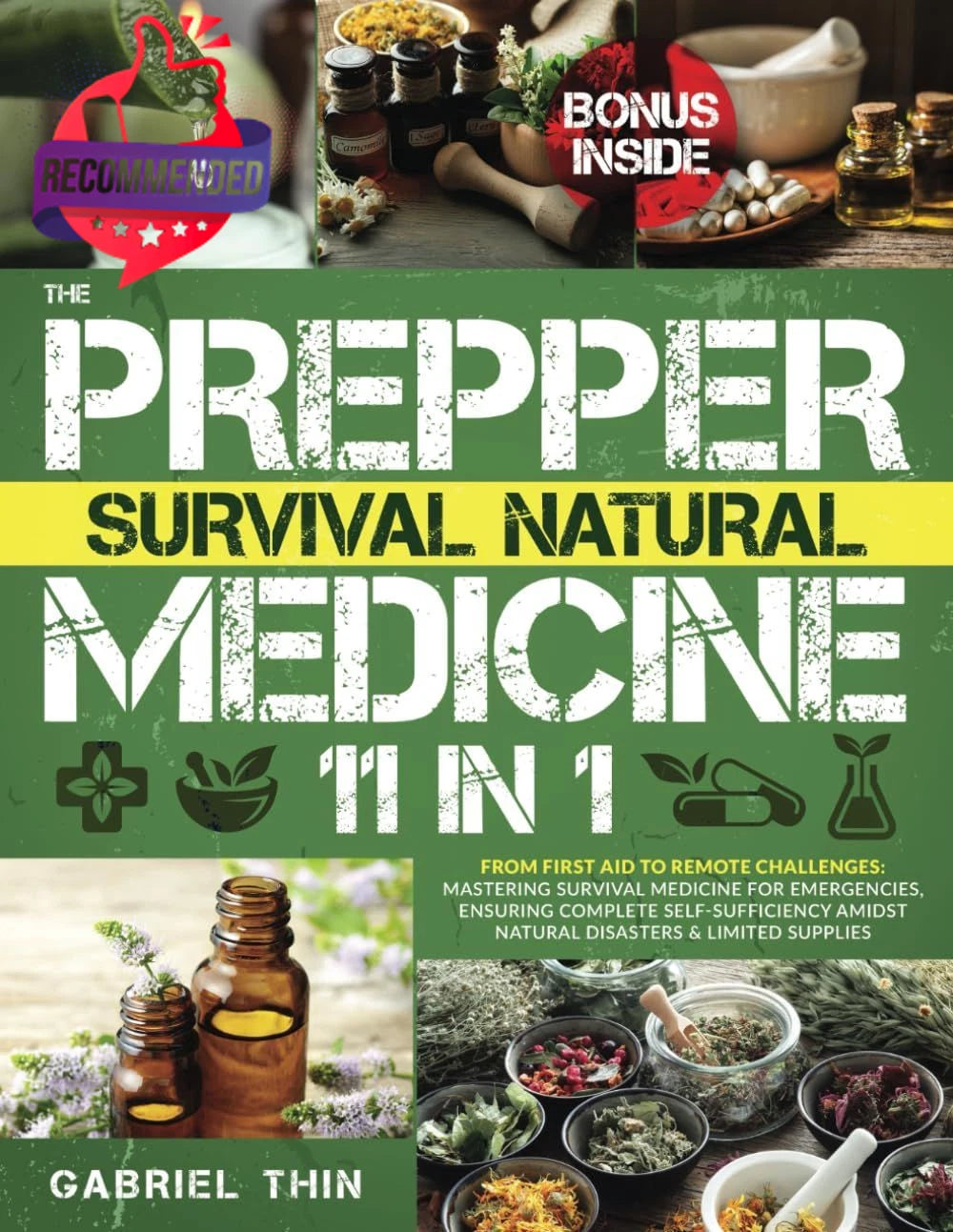 11-in-1 Natural Medicine Survival Kit for First Aid and Remote Use
