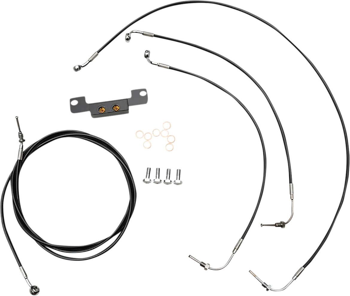 Handlebar Cable/Brake Line Kit for Harley Davidson Touring (Stock Ape Hanger)