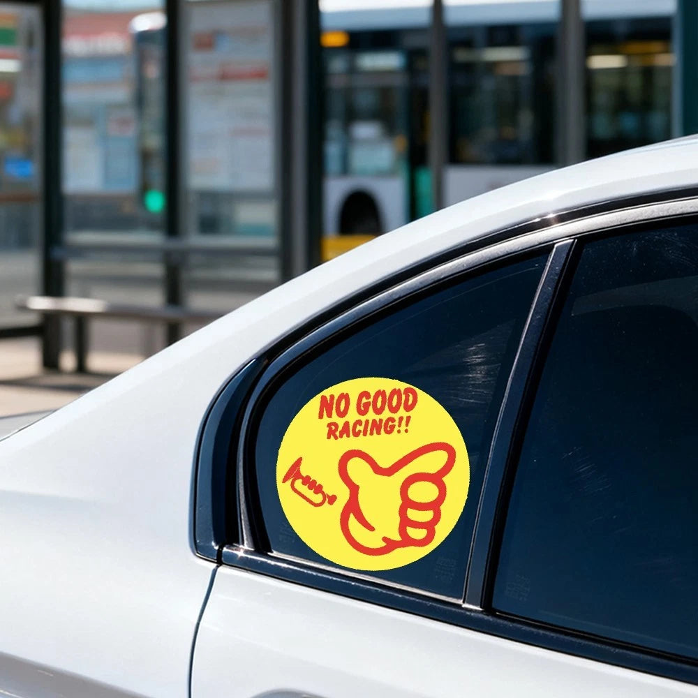 Round Sticker Sunproof Customizable Waterproof for Cars