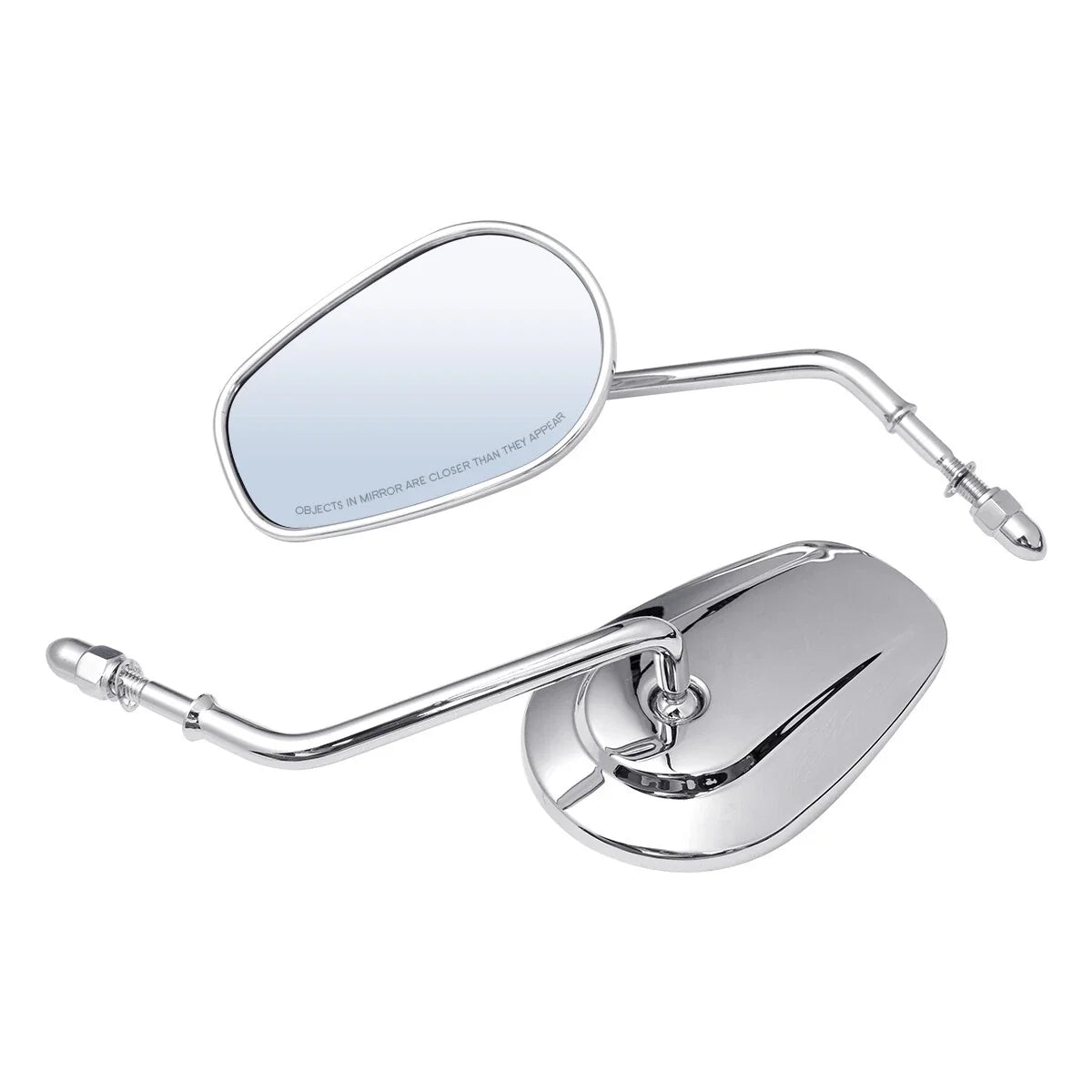 Chrome Rear View Mirrors for Harley Sportster FLSTC FXDB DYNA FXDF FLSTF (US)