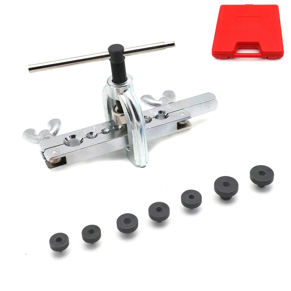 Flaring Tool Kit with 7 Dies for Brake Line Tubing