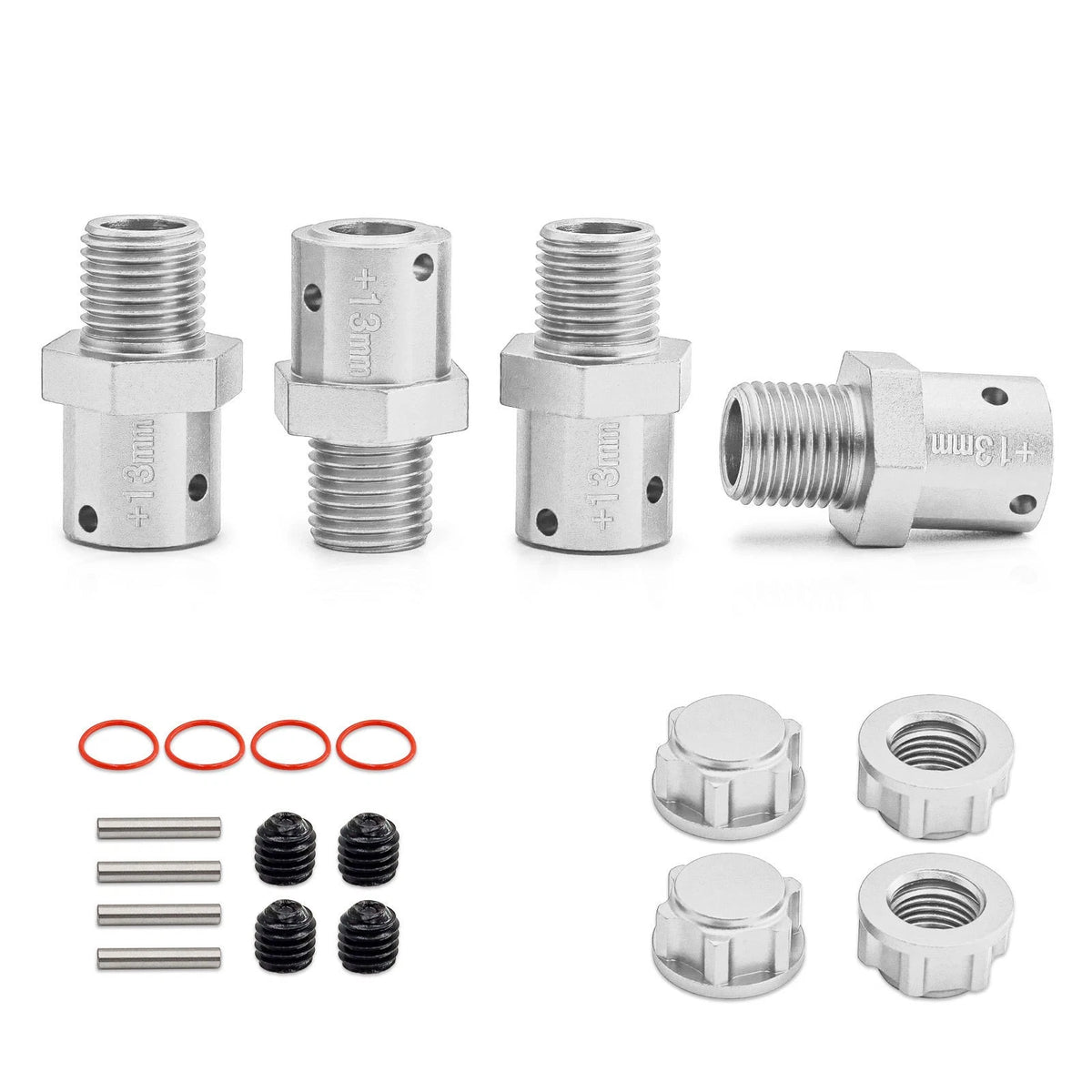 13mm Hex Adapters for ARRMA 1/8 6S Kraton Outcast Fireteam Typhon RC