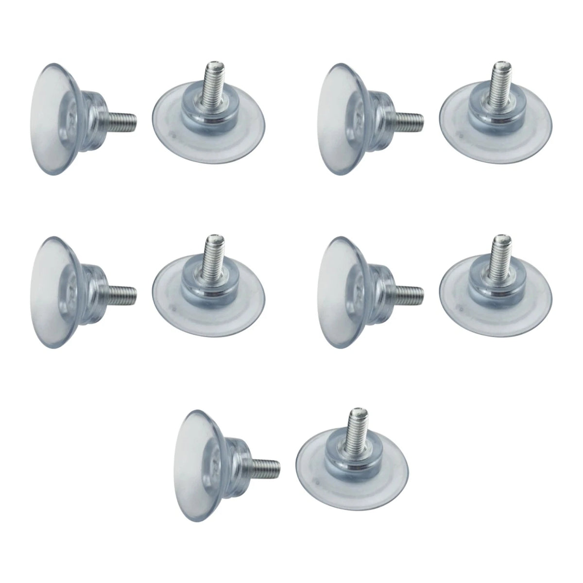 10-Pack Strong Suction Cups for Home Furniture Glass Table Top with M6 Screw