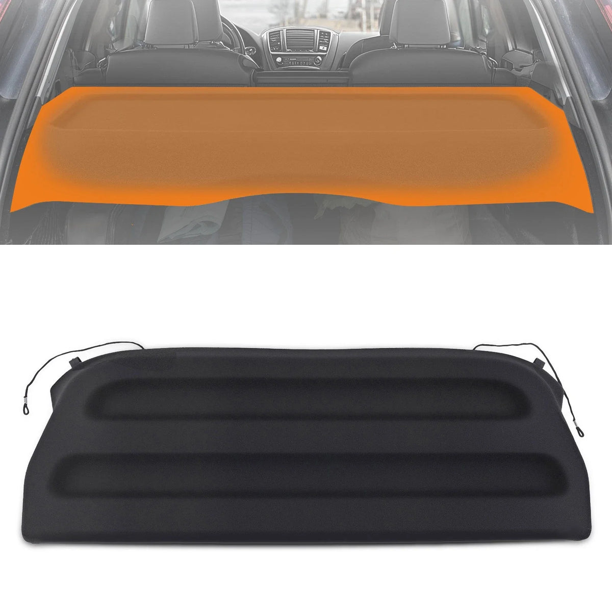 Cargo Cover for Honda Fit (2015–2019) - Black Trunk Shade