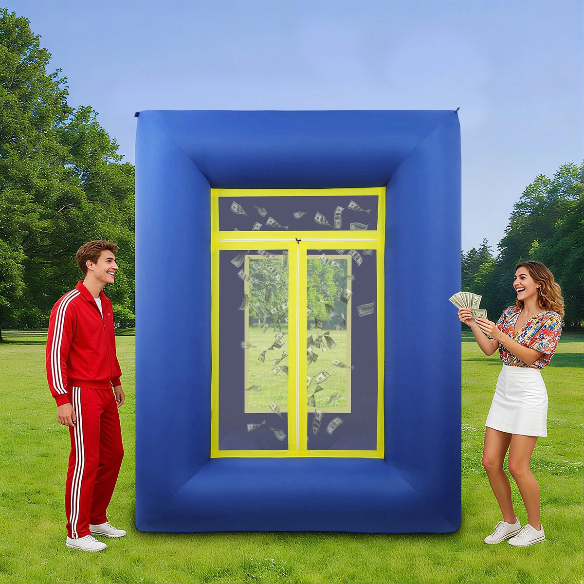 Inflatable Money Machine Booth for Business Event Promotion