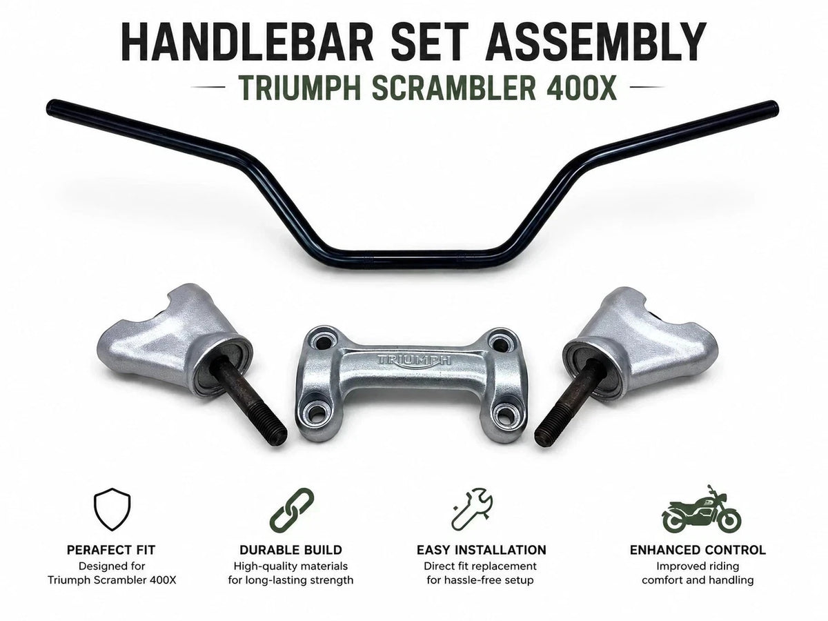 Handle Bar Set Assembly for Triumph Scrambler 400 (56TA6B58, TA151034, 56TA6A58)