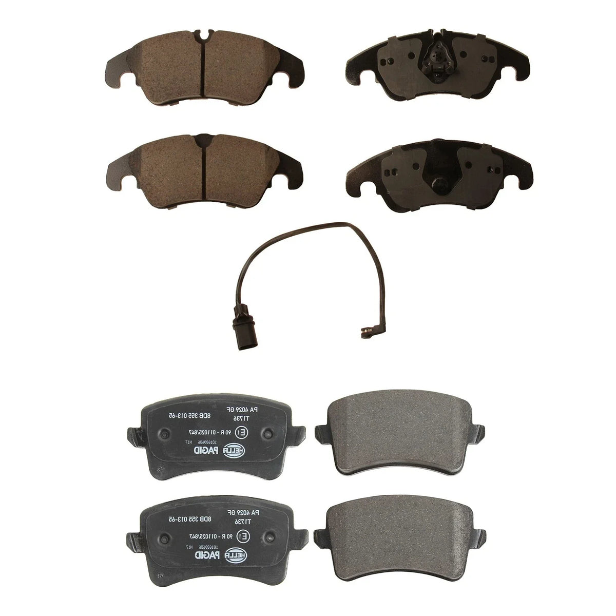 Disc Brake Pads Kit for Audi S4 Cabriolet (1998–2002)