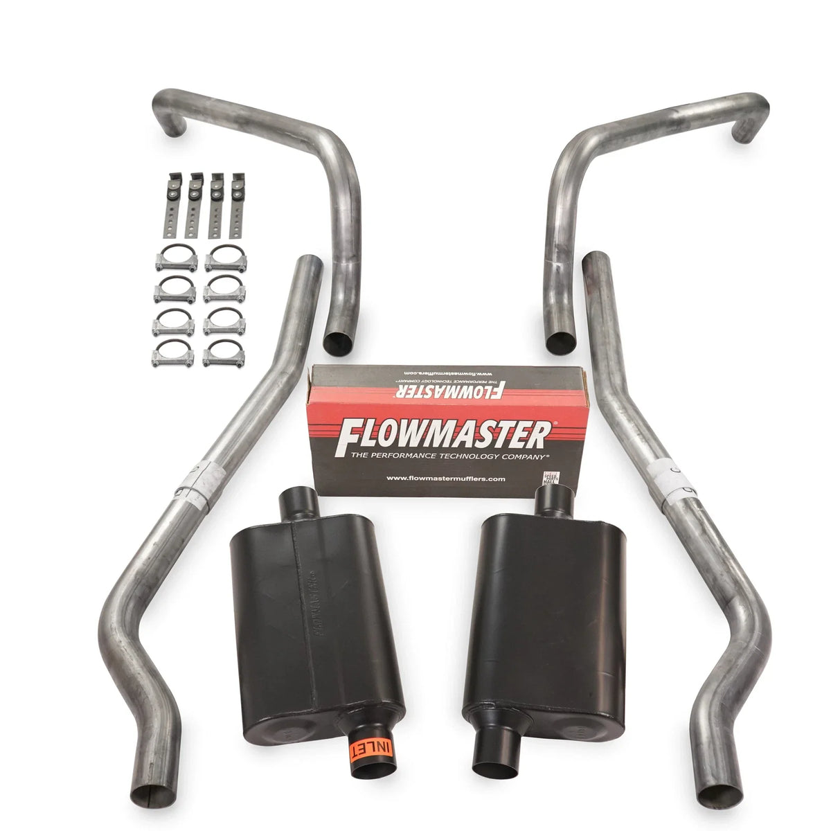 2.5" Dual Exhaust Kit for Chevy II Nova (1962–1967) - Flowmaster 40 Series