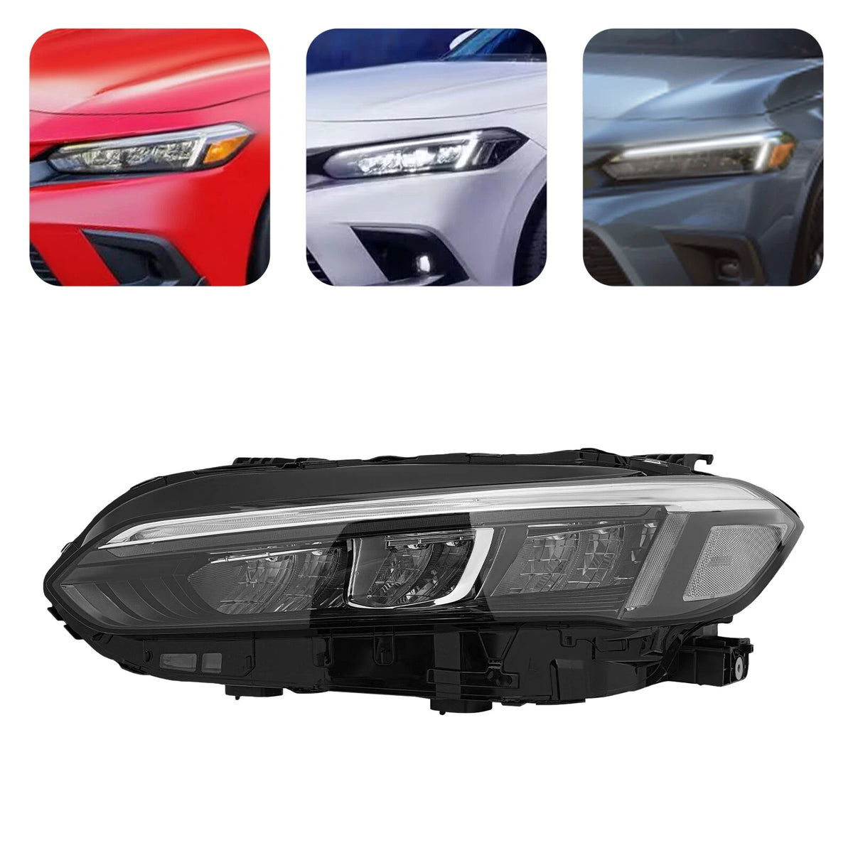 LED Headlight Assembly for Honda Civic (2022–2024) 33150-T20-A52, HO2502205