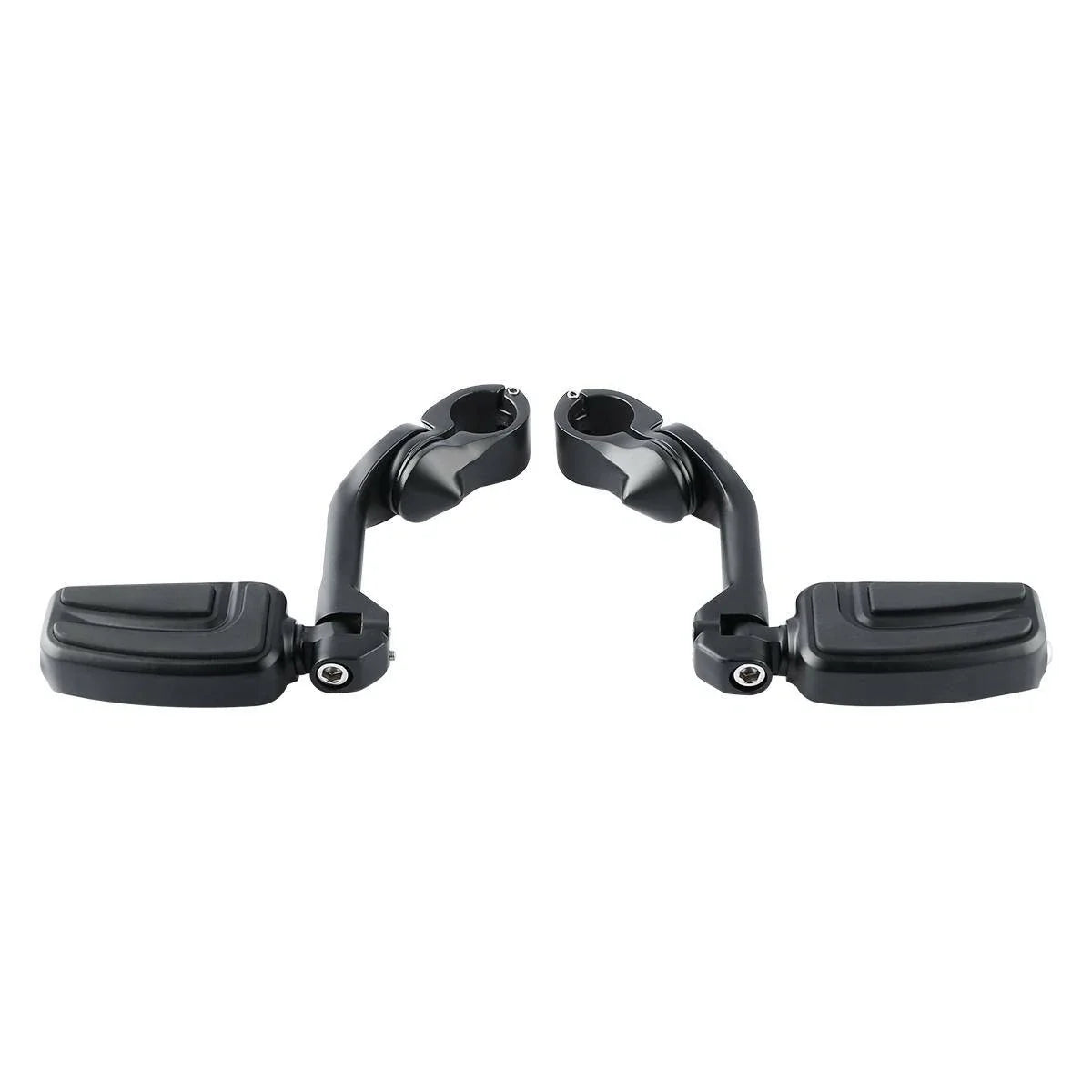 1 1/4" Long Angled Highway Engine Guard Crash Bar Footpeg for Motorcycle