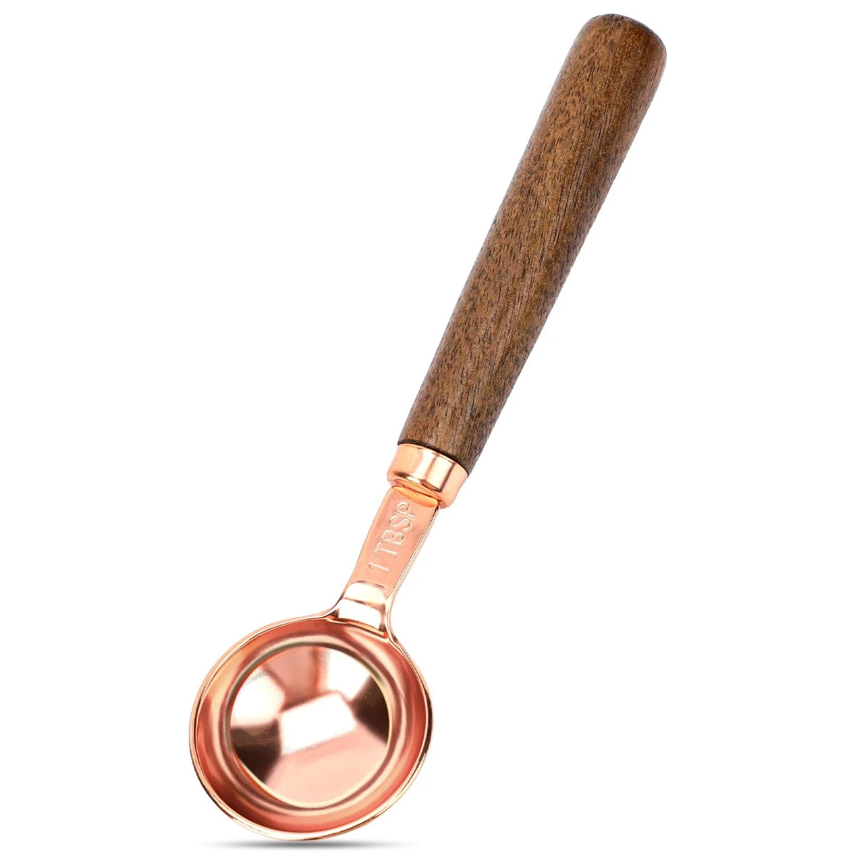 1 Tablespoon Coffee Scoop for Ground Coffee, Rose Gold