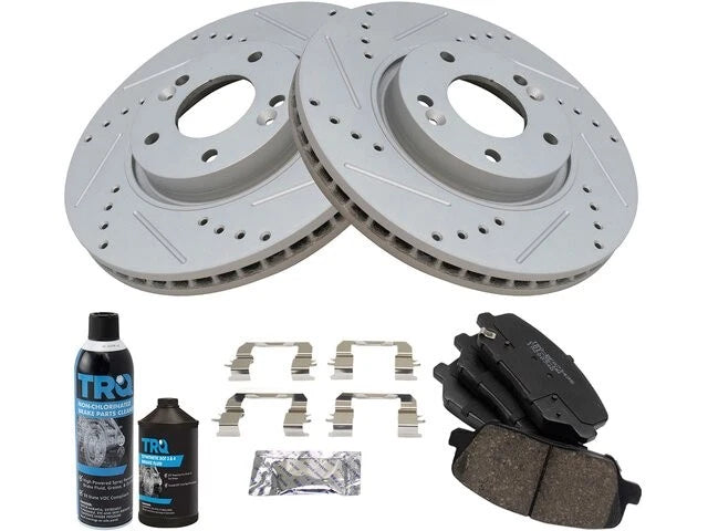 Brake Pad and Rotor Kit for Hyundai Veloster (2013–2016) 36835CZRT