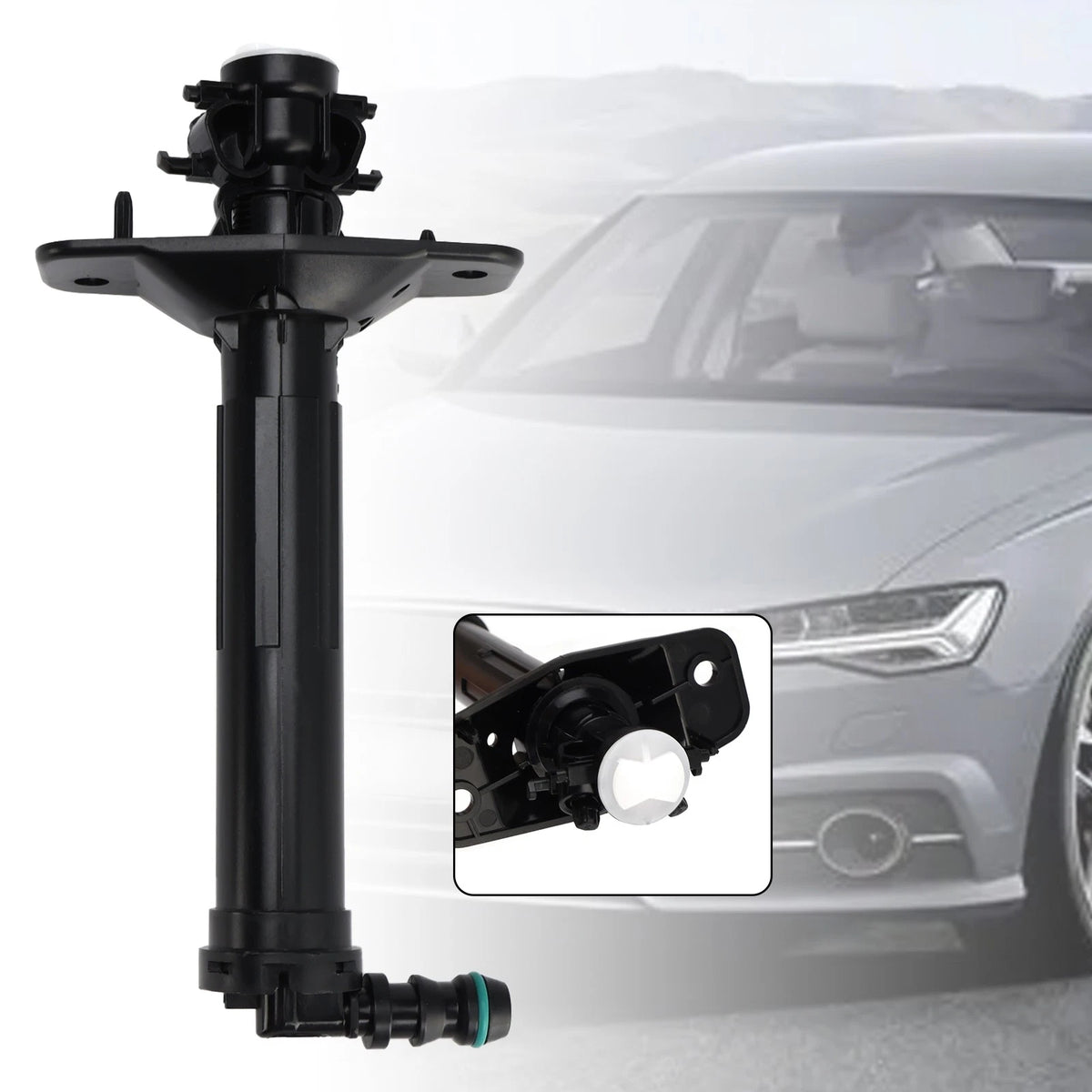 Front Headlight Spray Washer Nozzle Right for Audi A6 C7 (2011–2018) 4G0955102