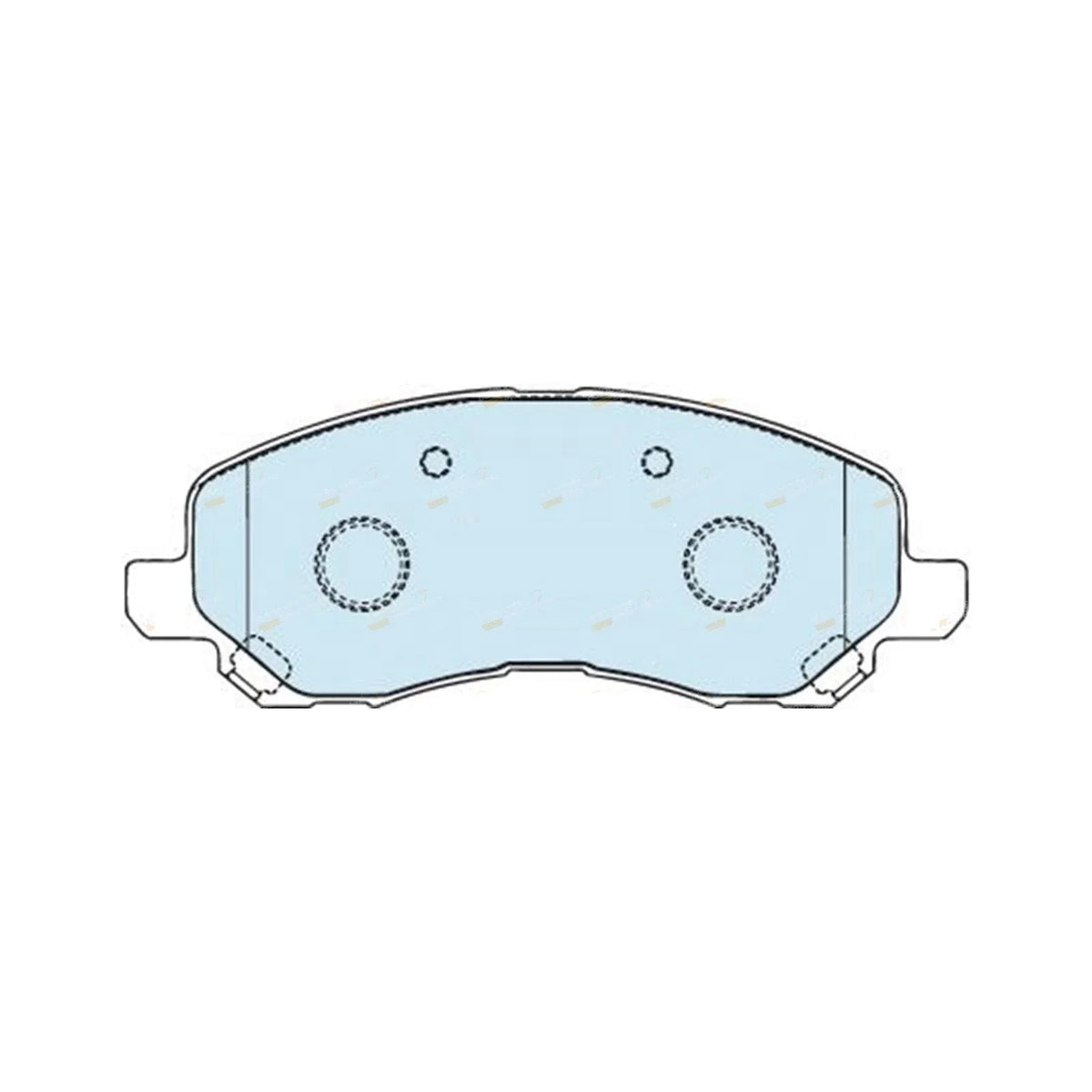Front Disc Brake Pad Set for Dodge Caliber (2006-2014)