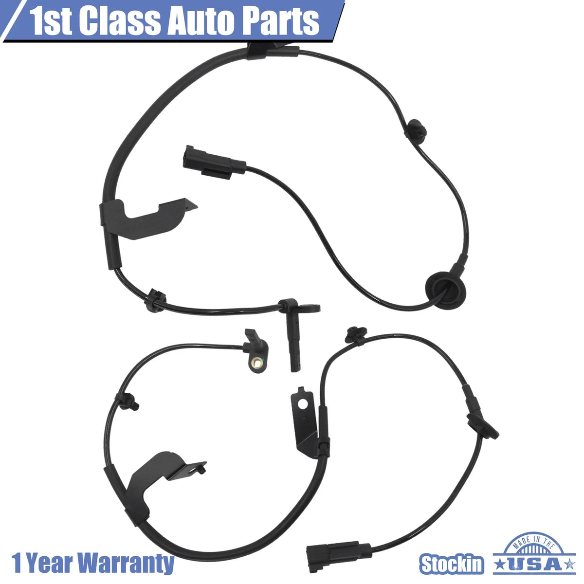 Set of 2 ABS Wheel Speed Sensors for Jeep Compass Patriot (2007–2017)