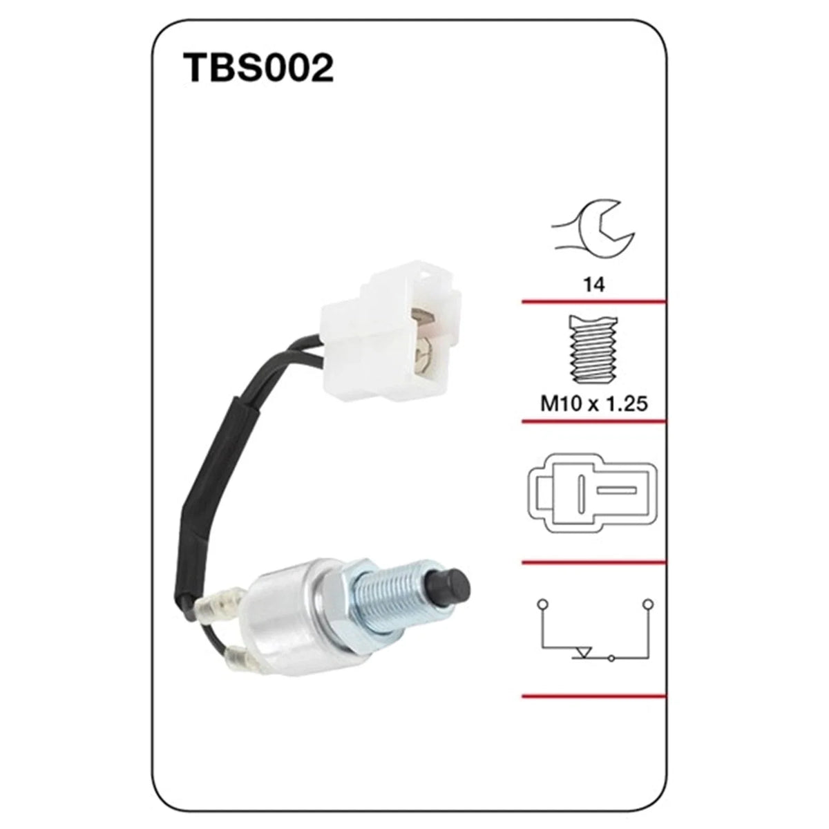 Brake Stop Light Switch for Mitsubishi GTO Z16A V6 3.0L 6G72 (1990-1996)