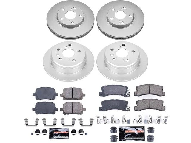 Brake Pad and Rotor Kit for Lexus ES300 (1997–1999) 19687WHTG