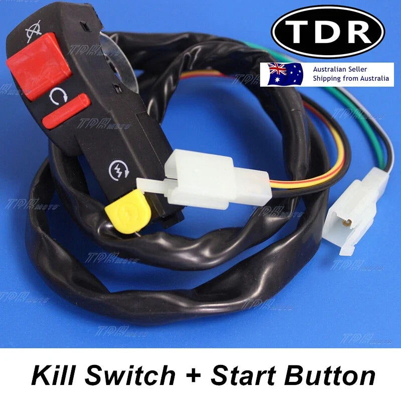 Electric Start Kill Switch for Motorcycle ATV Quad Bike (Universal)