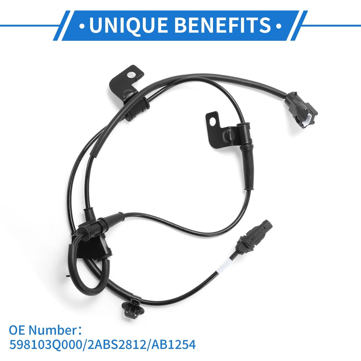 ABS Wheel Speed Sensor for Hyundai Sonata (No. 598103Q000, 2ABS2812)