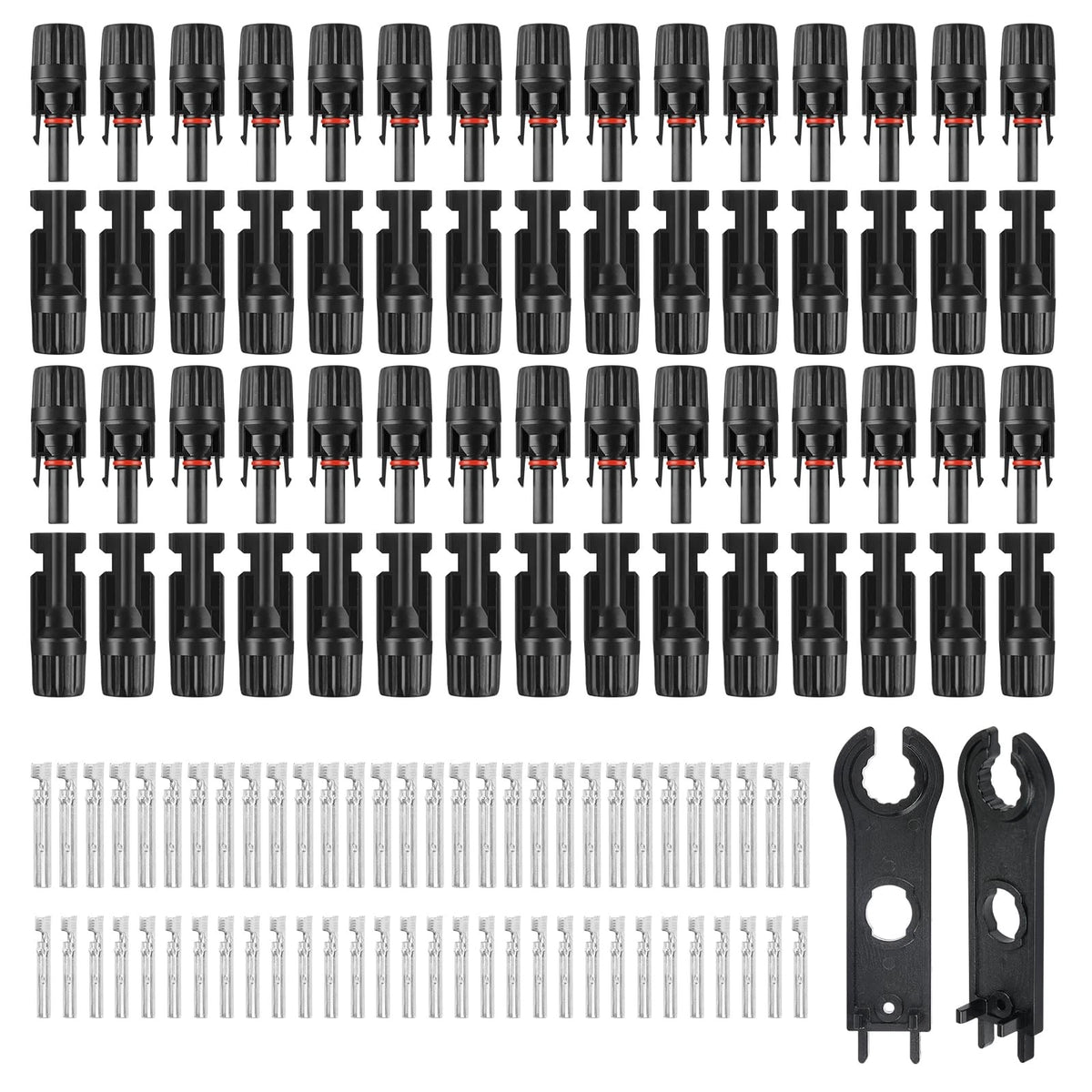 30 Pairs MC4 Solar Connectors Waterproof IP67 for Solar Panels