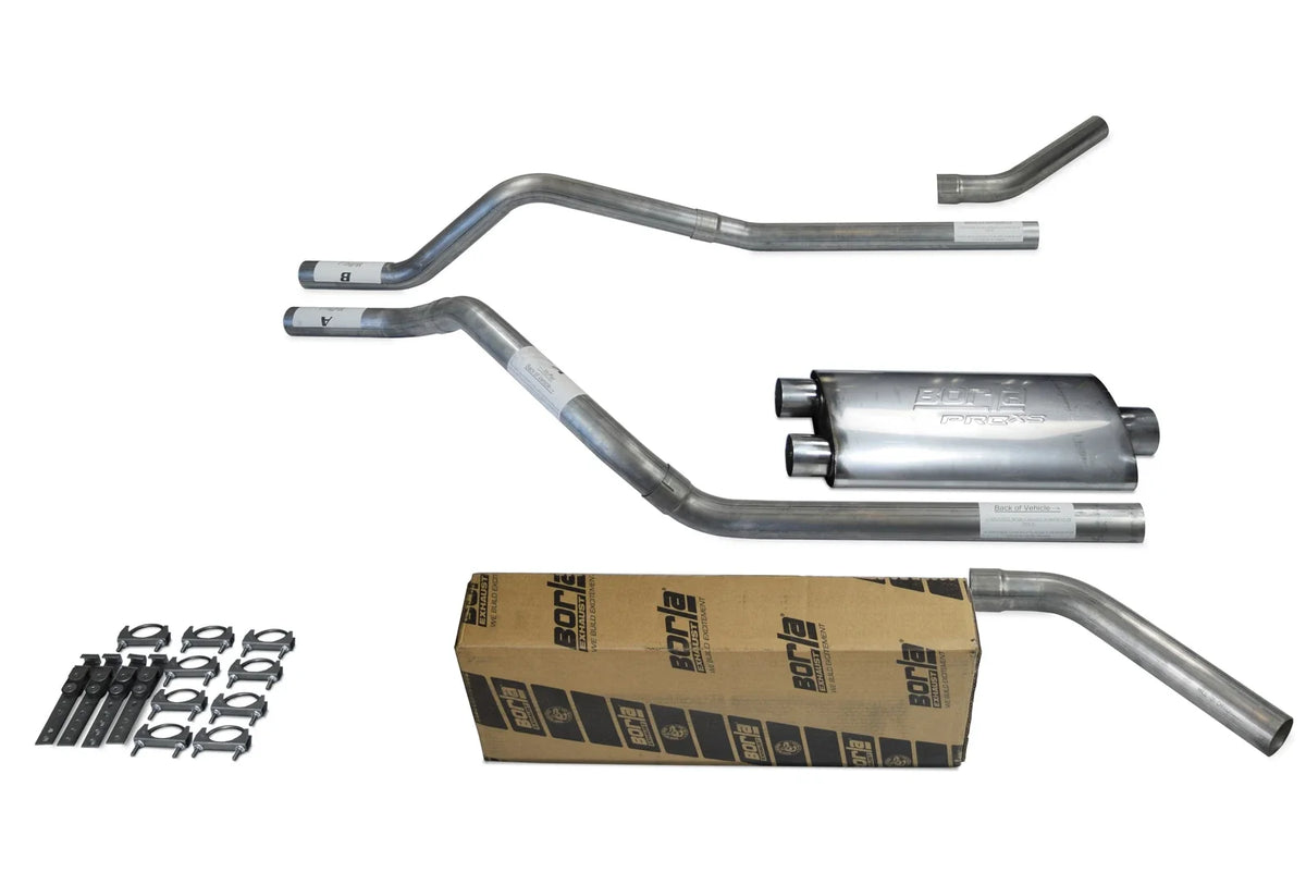 Dual Exhaust Kit for GMC Jimmy (1992–1994) - Borla Pro XS, 2.5" Corner Exit