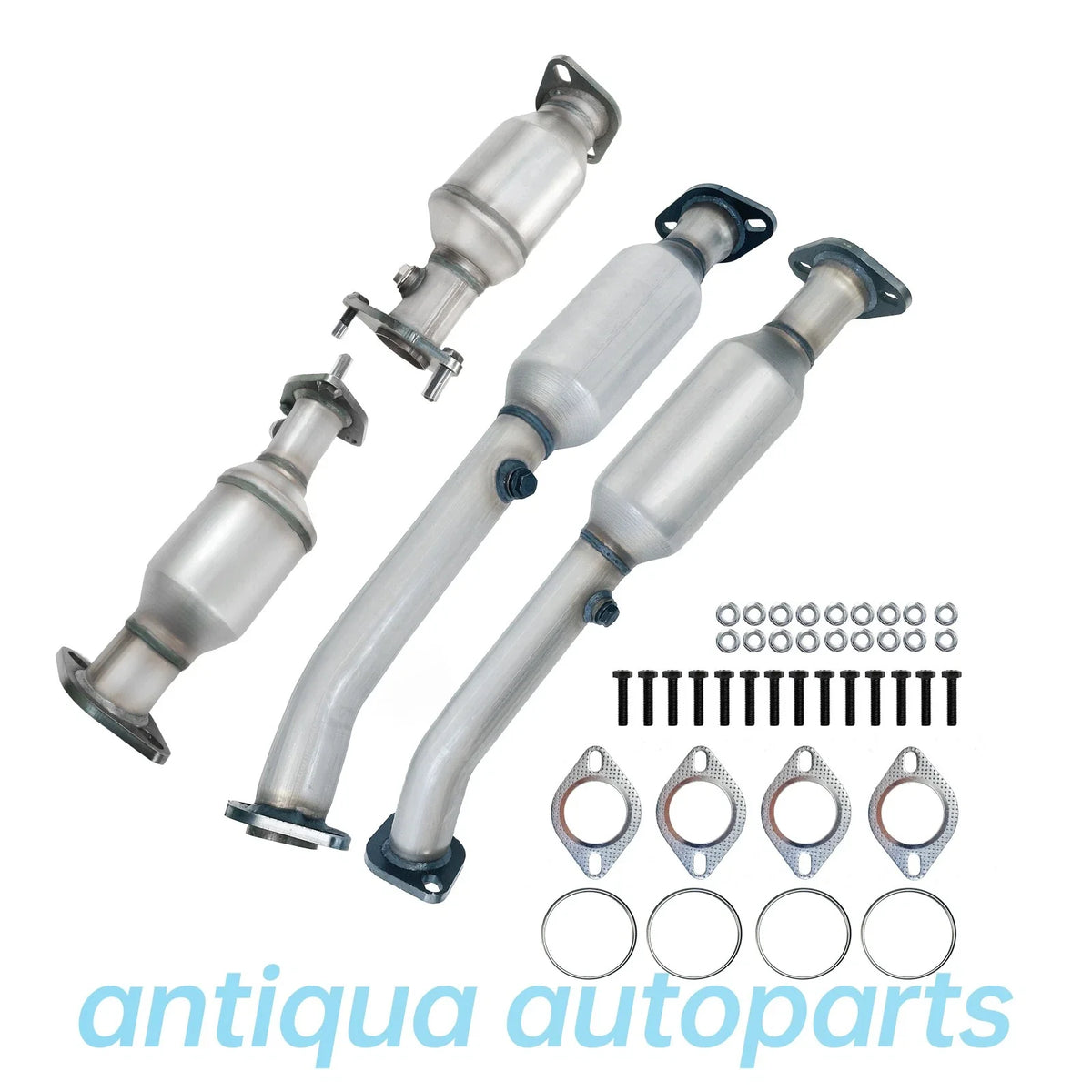 Set of 4 Catalytic Converters for Nissan Frontier/Xterra (2005–2018) 4.0L