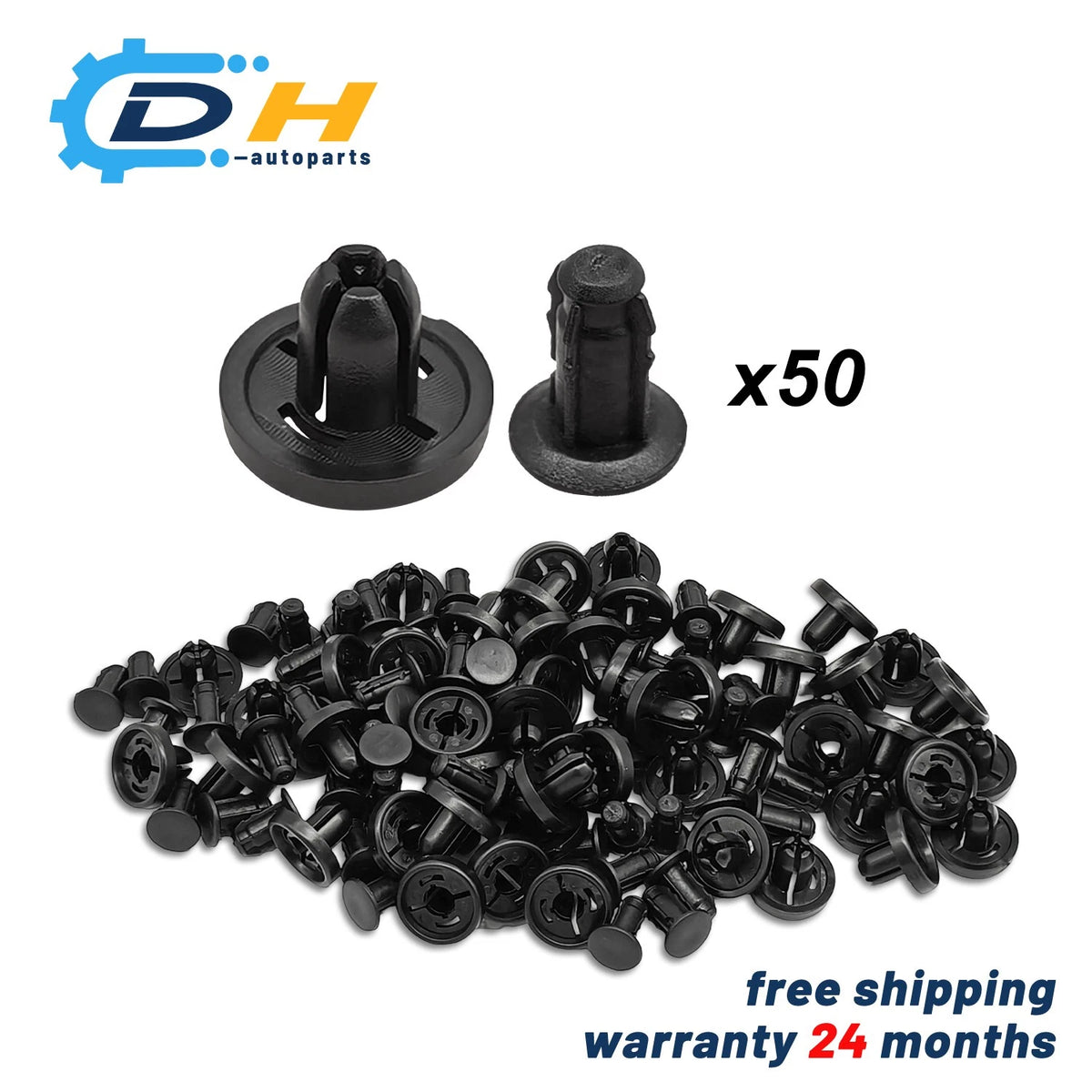 50X Nylon Push Type Retainers for Subaru BRZ Forester Impreza WRX (2012–2021)