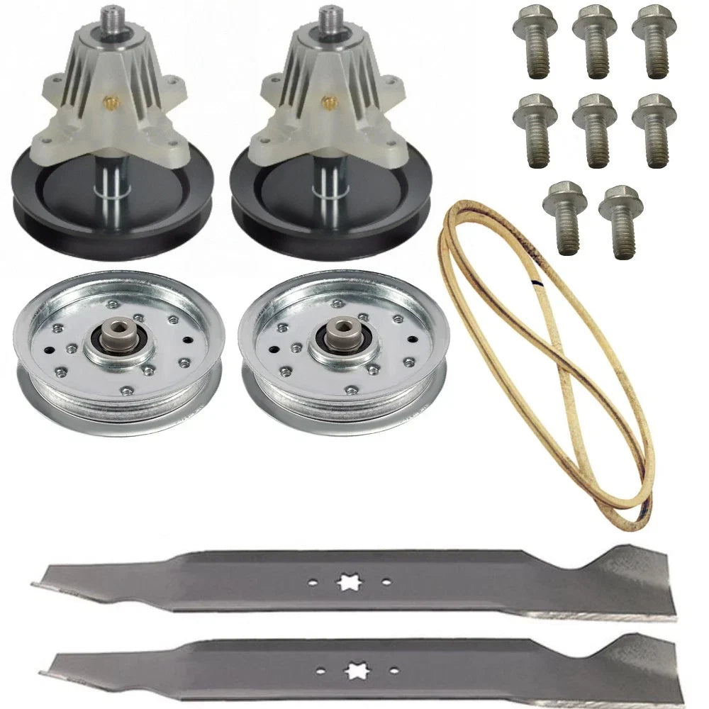 Deck Rebuild Kit for LTX 1040 (2010–2014) - Spindles, Blades, Pulleys, Belt