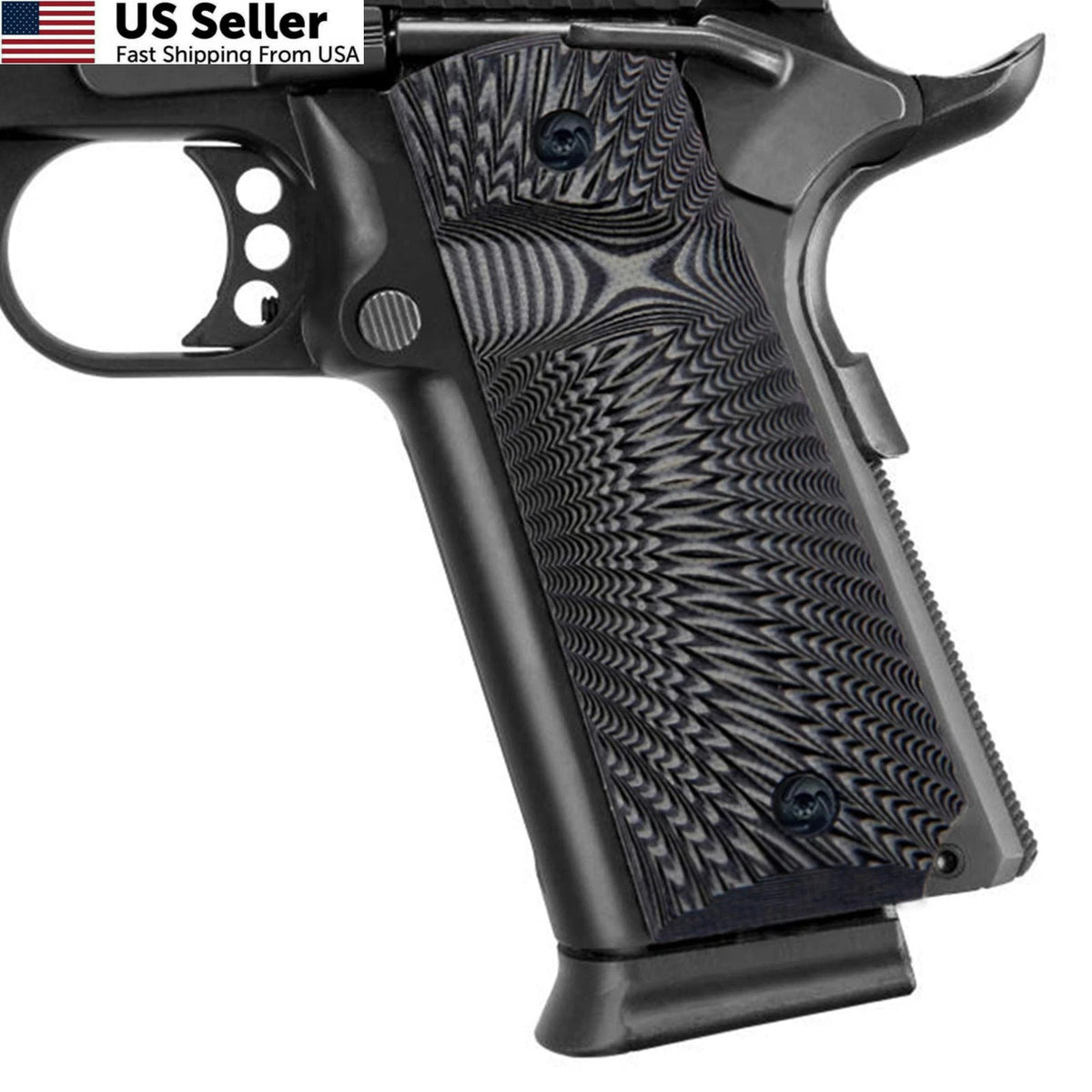 G10 Sunburst Texture Grips for 1911 Full Size (1911)