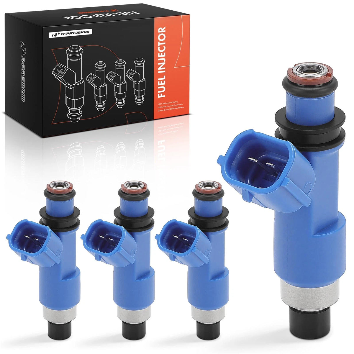 Set of 4 Fuel Injectors for Subaru Outback (2007–2009) Forester (2006–2013) Impreza (2006–2014) - 16611AA720, 16611AA72A, 32010610, 84212341