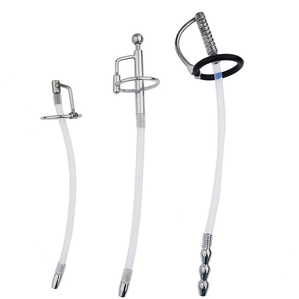 3 Types Stainless Steel Urethra Sounds Dilator Thru Hole