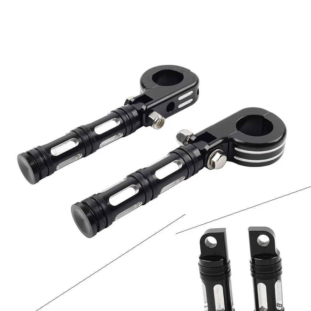2X Engine Guard Bar Highway Foot Peg Footrest for Harley