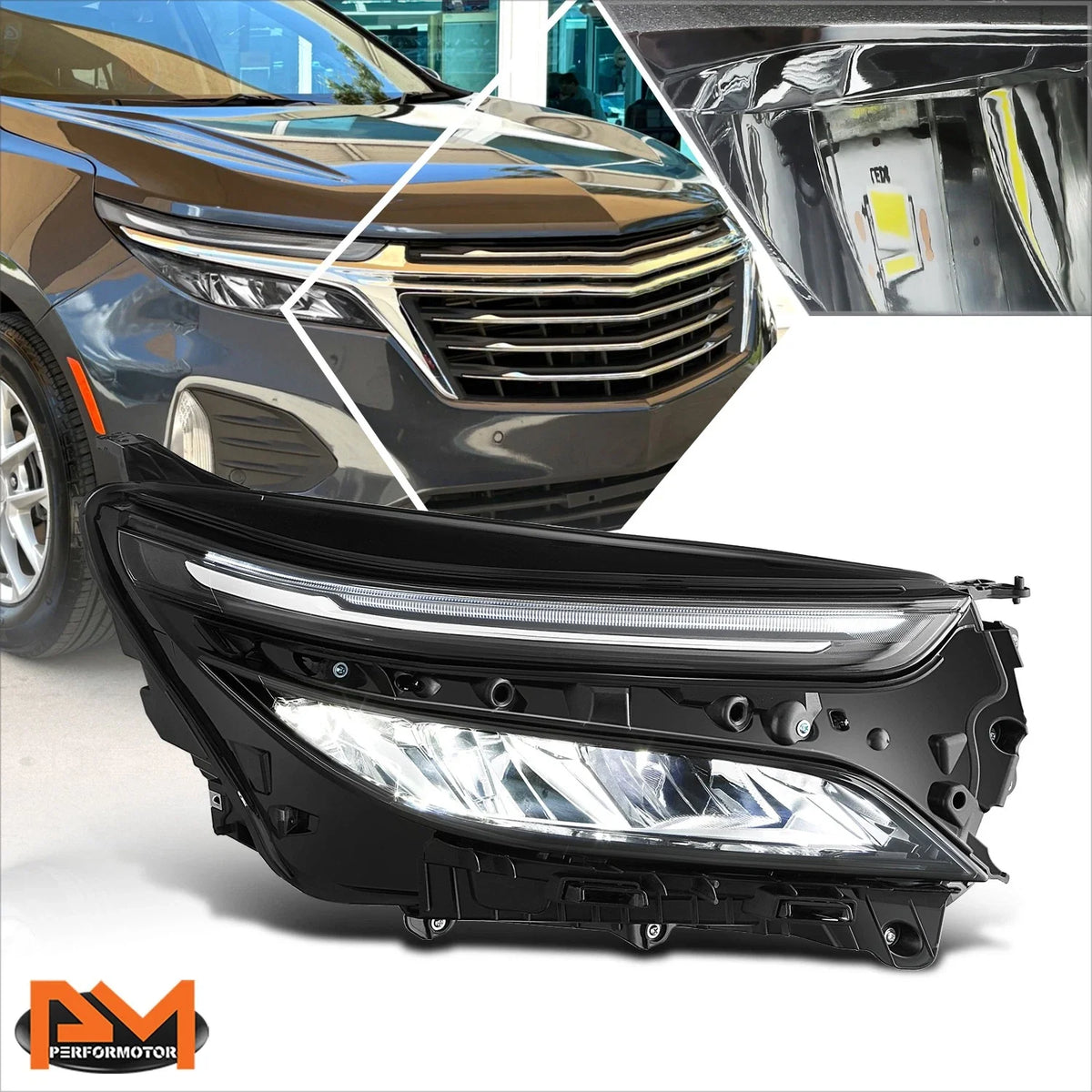 Right Side Headlight Lamp for Chevy Equinox (2022–2024)