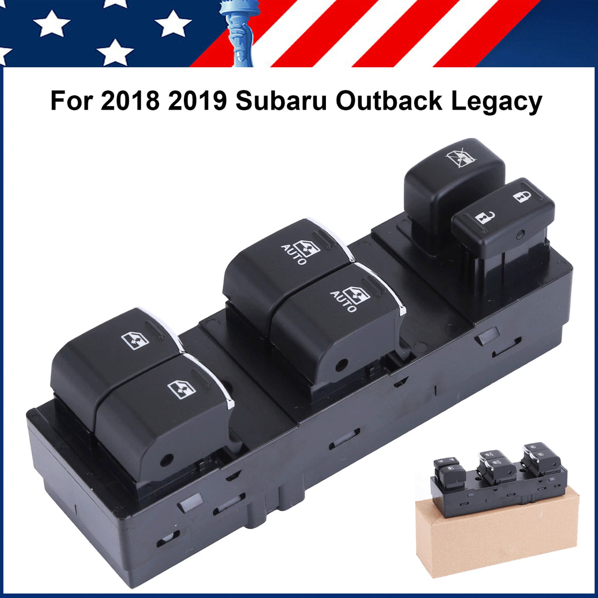 Front Left Power Window Control Switch for Subaru Outback Legacy (2018–2019)